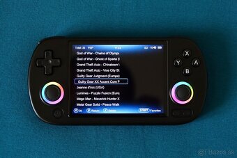 Nová konzola Anbernic RG40XX H WiFi Black ▬ Super SONY PSP - 11