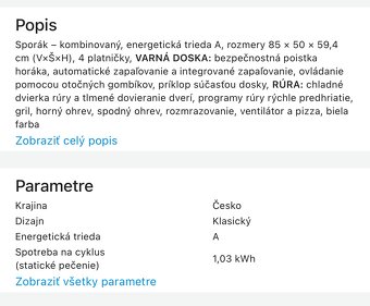 Kombinovaný sporák Gorenje - 11