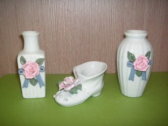 karafy, svietniky, poháre, džbán, vázy, koreničky - 11