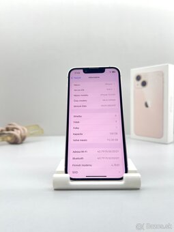 iPhone 13 MINI 128GB PINK TOP STAV ORIGINÁL - 11