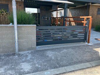 Tieniaca technika garážové brány plotové brány - 11