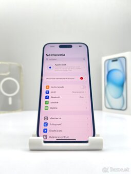 Apple iPhone 15 BLUE 128GB ORIGINÁL STAV+Príslušenstvo - 11