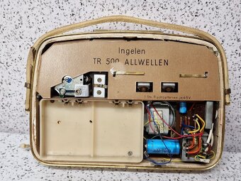 ALLWELLEN 》 Starožitné kabelkové radio / INGELEN TR 500 - 11