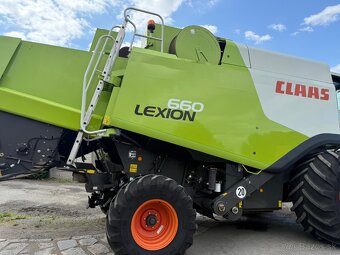 Sklízecí mlátička Claas Lexion 660, žací lišta V750, rok výr - 11