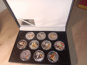 postriebrene pamätne mince DINOSARY 2 - 11