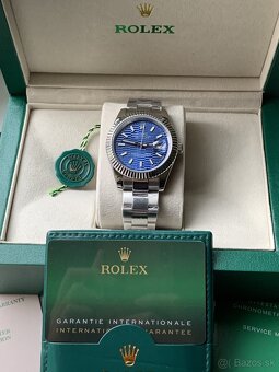 Rolex Datejust Blue Motif, Nové, 40mm - 11