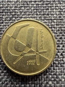 Španielsko - Ptas 50 (1997) + Ptas 25 (1998) + Ptas 5 : 3 ks - 11