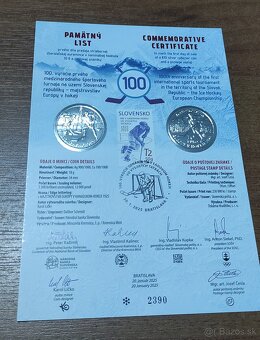 Pamätné listy k 10 a 20 eur minciam - 11