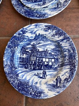 Modrý anglický porcelán - 11