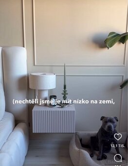 2x iba zmontovaný závesný nočný stolík + DOVOZ ZDARMA - 11