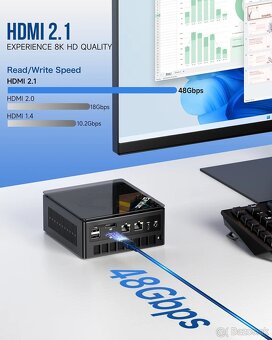 GMKtec K8 Plus AMD Ryzen 7 8845HS 32GB RAM 1TB SSD Win11 Pro - 11