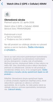 Apple Watch Ultra 2 49mm Cellular - nove, rok záruka - 11
