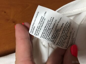HUGO BOSS originál white pánske polotricko L/XL - 11
