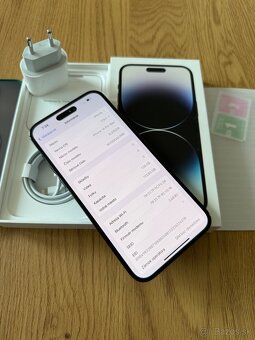 iPhone 14 Pro Max 128 gb Space Black - komplet príslušenstvo - 11