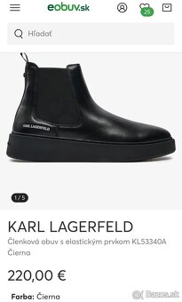 Pánske topánky Karl Lagerfield - 11