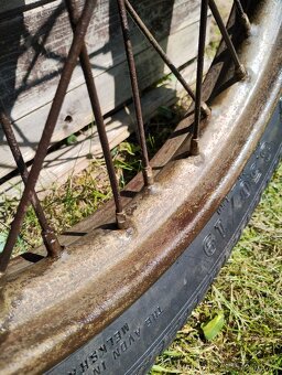 Bicykel na wehrmacht motocykel DKV 350 nd v pieskovej farbe - 11