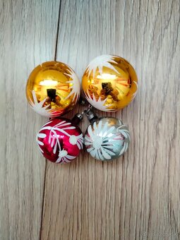 Retro vianočné ozdoby II a retro svetielka - 11