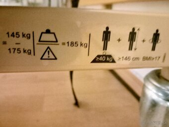 Nemocničná polohovateľná postel - 11