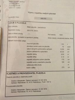 Kajutová plachetnica 9 m - 11