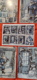 krásne vianočne pohľadnice Vintage štýl - 11