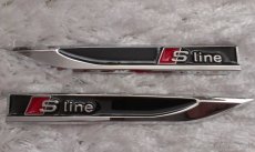 MIX AUDI SLINE PREDNE ZADNE CIERNE STRIEBORNE - 11