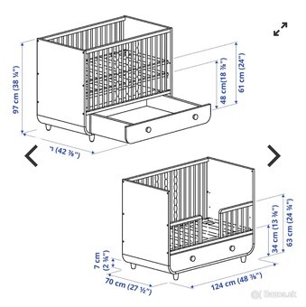 Postieľka IKEA myllra ružová - 11