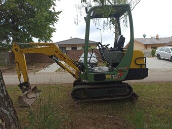 Yanmar B 15-3 minibager vaha 1500kg, - 11