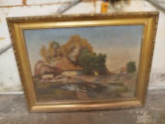 Predám rôzne starožitné obrazy - 11