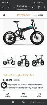 Skladací elektrický bicykel fido - 11