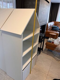 Detska domcekova postel Lucky so zabranou 160x80 - 11