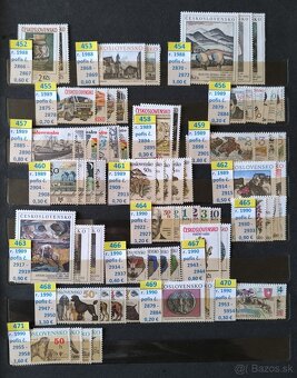 Poštové známky Československo - série čisté / 2 - 11