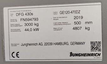 Dieselový VZV Jungheinrich DFG 430s - 11
