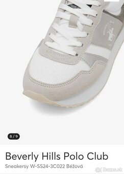 Predám tenisky sneakersy-polo club 38 - 11