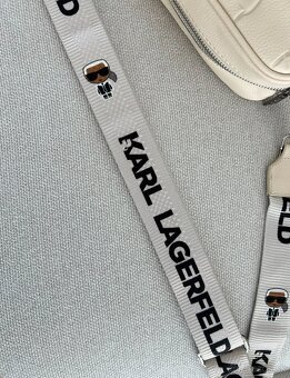 Mslá krémová crossbody kabelka Karl Lagerfeld - 11