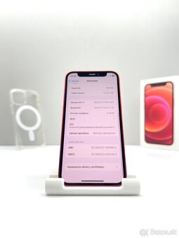 iPhone 12 MINI RED TOP STAV NOVÁ BATÉRIA 100% - 11