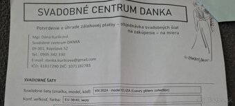 Trblietkavé svadobné šaty - 11