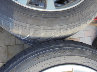 Alu disky Škoda 5x100, pneu 215/45 R16 č.12d - 11