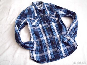 Superdry pánska slim košeľa roll up rukáv M - 11