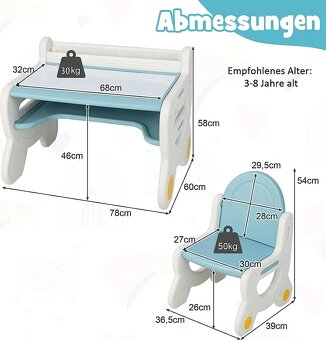 Detský stolík so stoličkou - 11