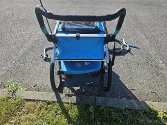 Thule Chariot Cross 1 +bike set + kocik set + jogging set - 11