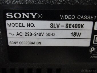 SONY SLV-SE400K vhs video - 11