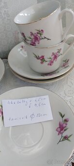 porcelánové šálky sad 4+4 - 11