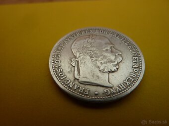 R-U vzácna strieborná 1 koruna 1905 bz vo veľmi peknom stave - 11