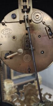Francúzske hodiny Boulle Japy Freres and Cie - 11
