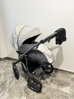 Kočík Bebetto bresso grey 22 + vajičko Bobostello Mars - 11