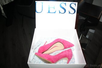 GUESS krasne magentovo-ruzove lodicky - 11