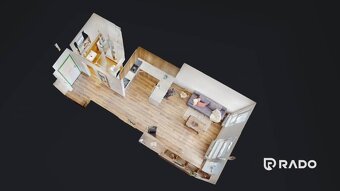 RADO | Nájom garsónka, 34 m2 | kryté parkovanie | Odevná, Tr - 11