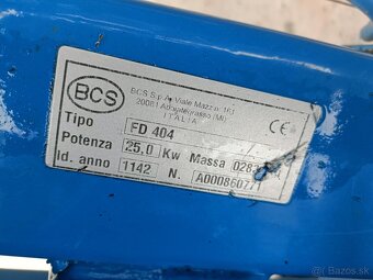 1,7m Lehká disková italská kosačka BCS FD404 - stačí 25kW - 11