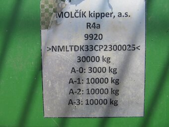 príves nákladný za traktor Molčík TDK 33000 - 11