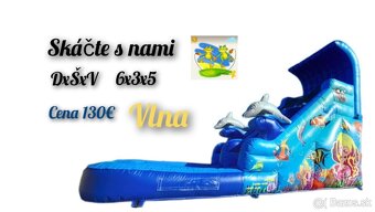 Prenájom nafukovacích hradov, skakacie hrady, BA SC DS okoli - 11